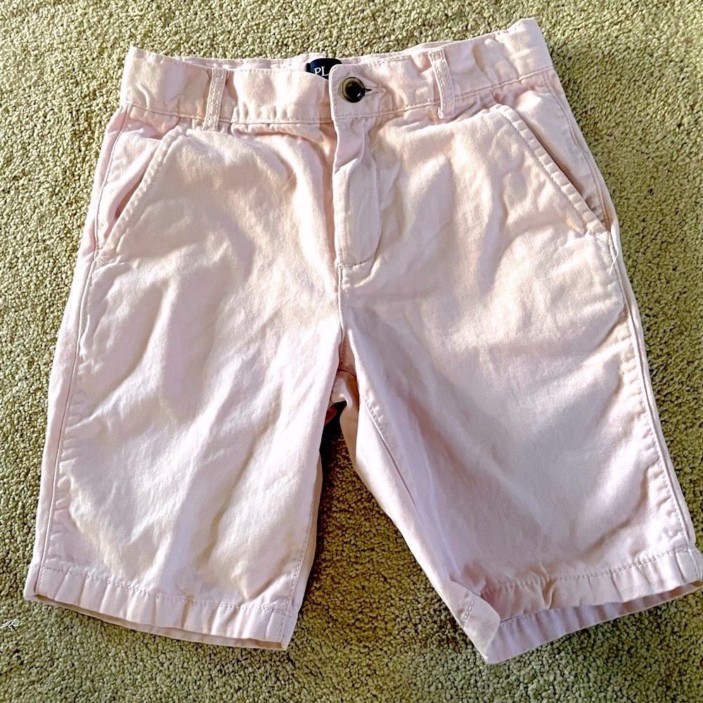 Boys’ size 8 pale pink cotton shorts by “Place”